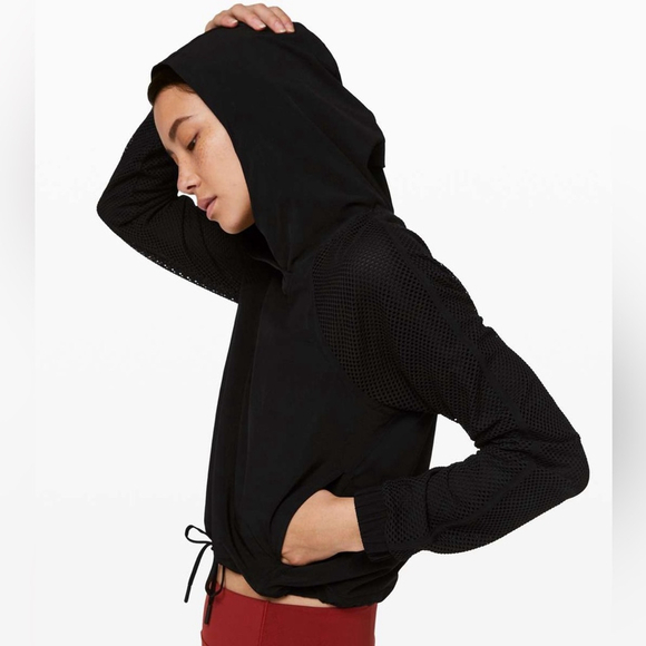 Lululemon Catch a Breeze Pullover Hoodie Black - Picture 3 of 9